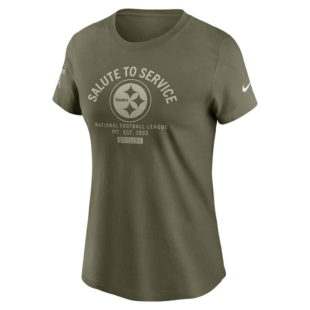 Pittsburgh Steelers Nike Women's 2025 Salute to Service Sideline T-Shirt