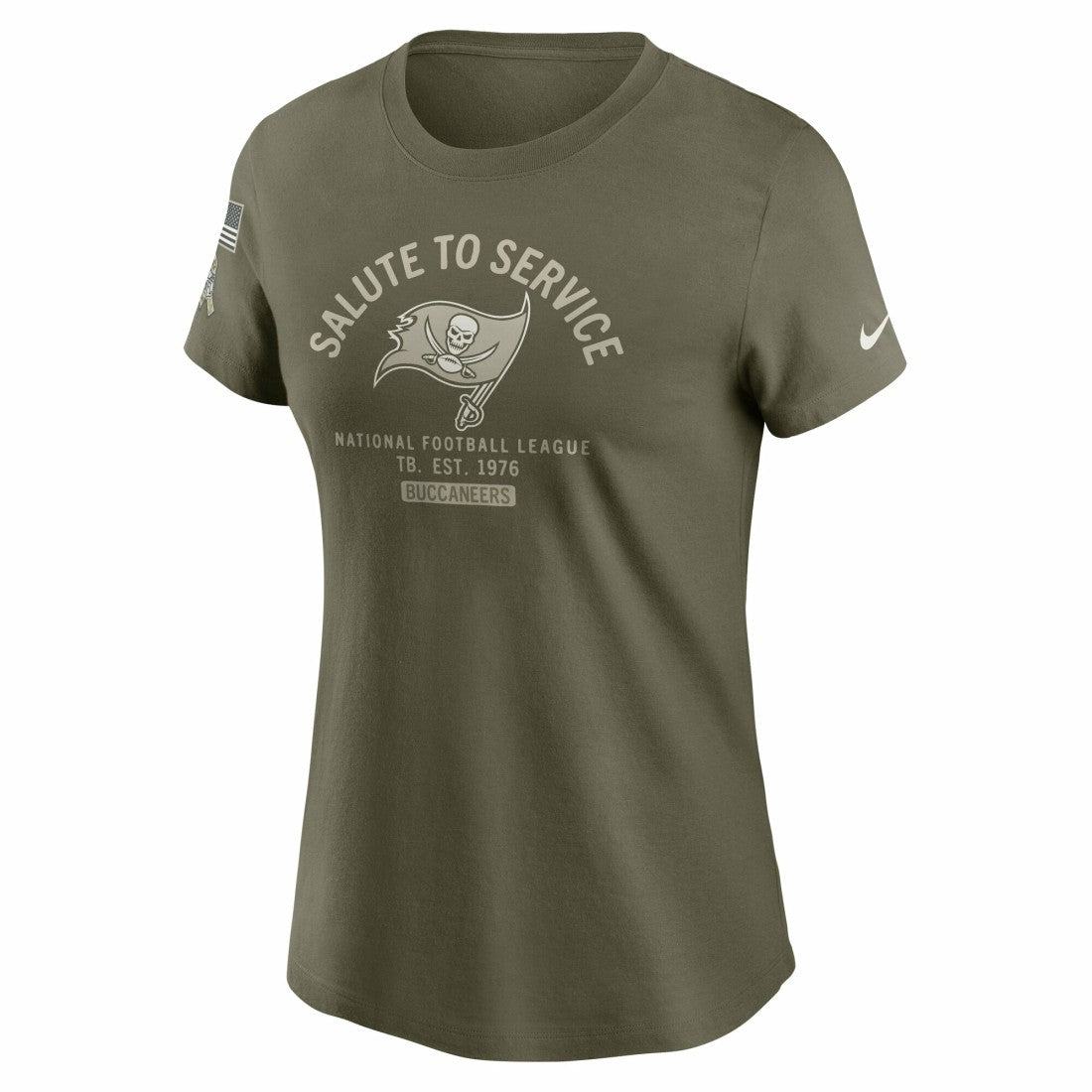 Tampa Bay Buccaneers Nike Women's 2025 Salute to Service Sideline T-Shirt
