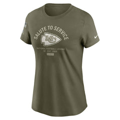 Kansas City Chiefs Nike Women's 2025 Salute to Service Sideline T-Shirt