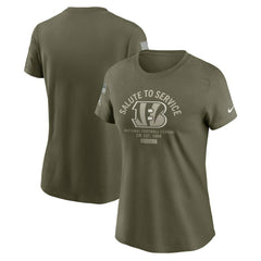 Cincinnati Bengals Nike Women's 2025 Salute to Service Sideline T-Shirt