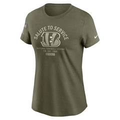 Cincinnati Bengals Nike Women's 2025 Salute to Service Sideline T-Shirt