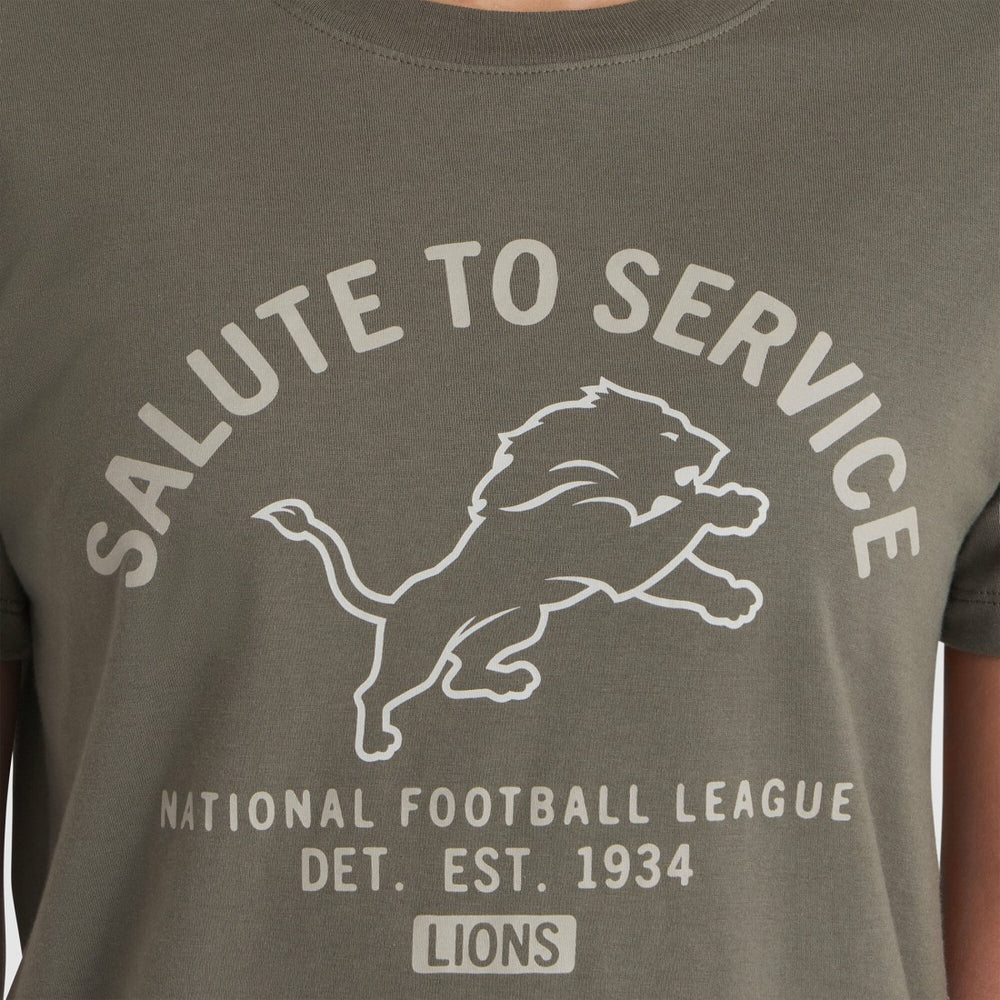 Detroit Lions Nike Women's 2025 Salute to Service Sideline T-Shirt
