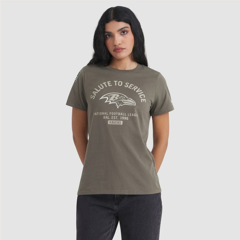 Baltimore Ravens Nike Women's 2025 Salute to Service Sideline T-Shirt
