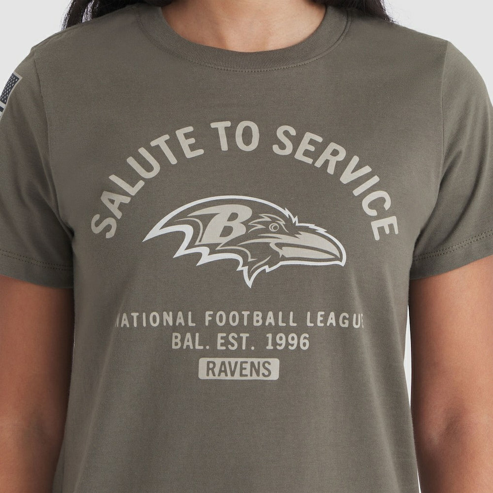 Baltimore Ravens Nike Women's 2025 Salute to Service Sideline T-Shirt