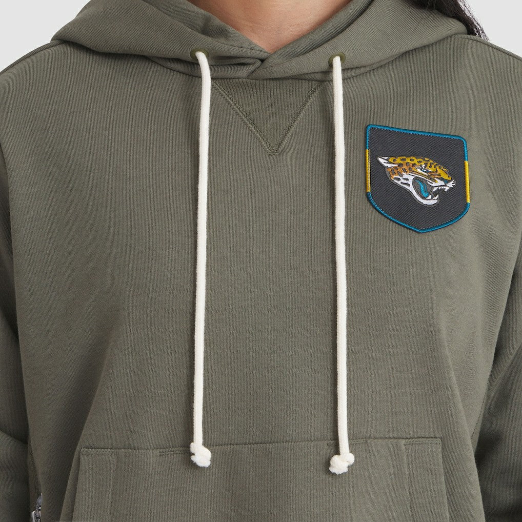 Jacksonville Jaguars Nike Women's 2025 Salute to Service Sideline Standard Issue Dri-FIT Hoodie