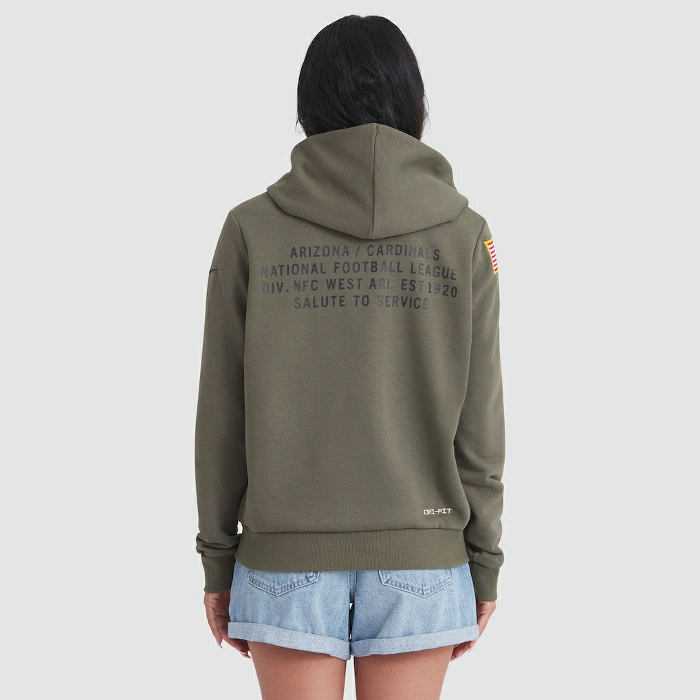 Arizona Cardinals Nike Women's 2025 Salute to Service Sideline Standard Issue Dri-FIT Hoodie
