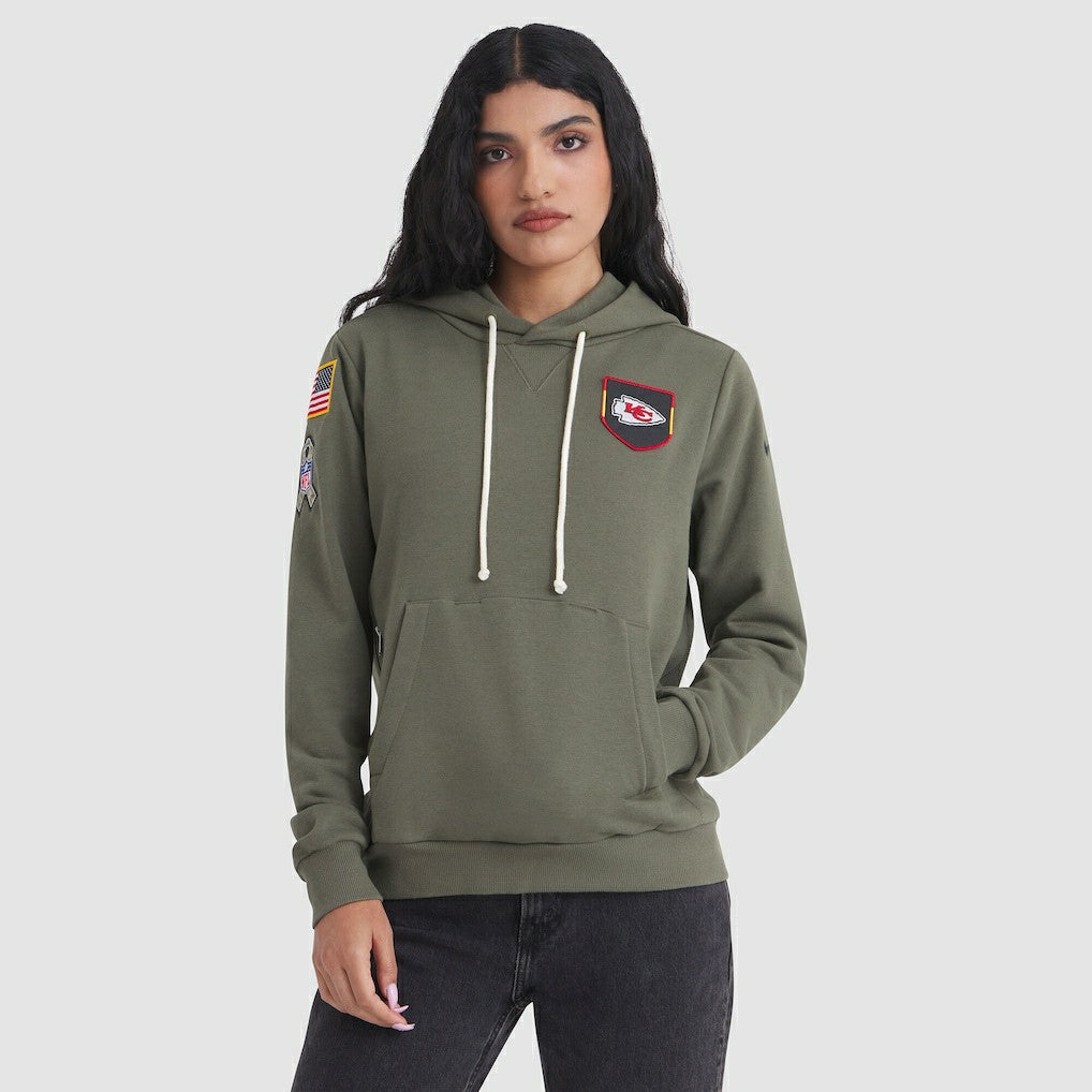 Kansas City Chiefs Nike Women's 2025 Salute to Service Sideline Standard Issue Dri-FIT Hoodie