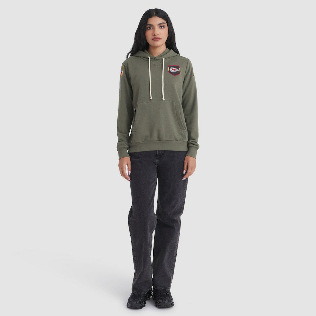 Kansas City Chiefs Nike Women's 2025 Salute to Service Sideline Standard Issue Dri-FIT Hoodie