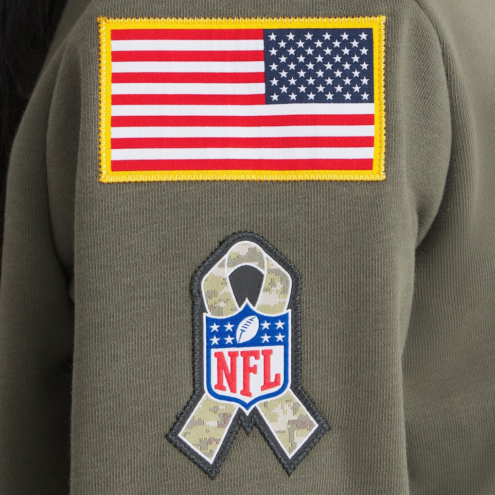Los Angeles Chargers Nike Women's 2025 Salute to Service Sideline Standard Issue Dri-FIT Hoodie