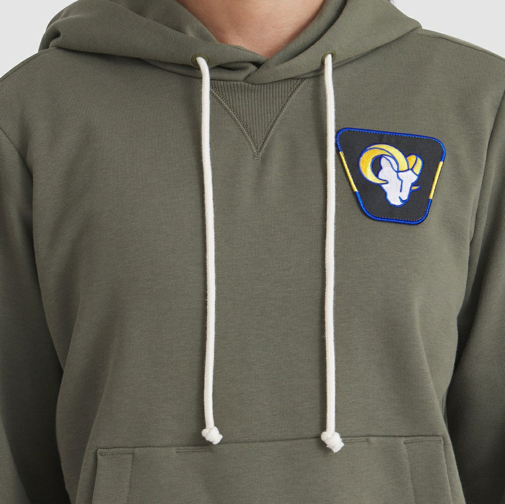 Los Angeles Rams Nike Women's 2025 Salute to Service Sideline Standard Issue Dri-FIT Hoodie