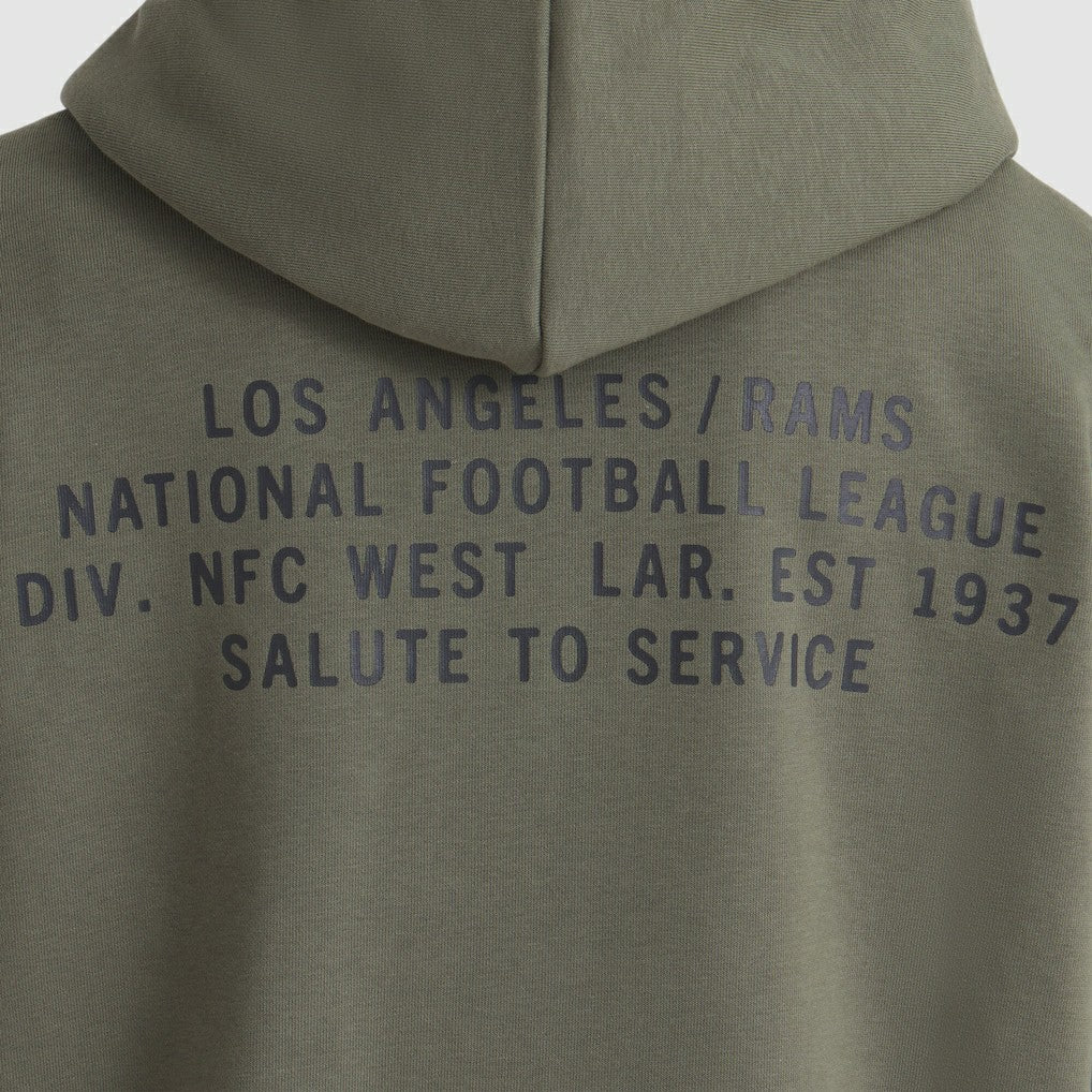 Los Angeles Rams Nike Women's 2025 Salute to Service Sideline Standard Issue Dri-FIT Hoodie