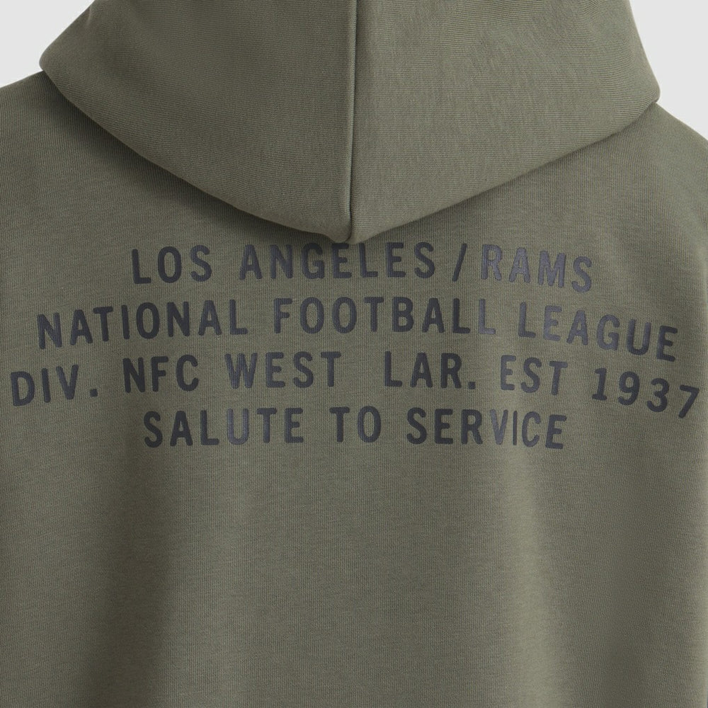 Los Angeles Rams Nike Women's 2025 Salute to Service Sideline Standard Issue Dri-FIT Hoodie
