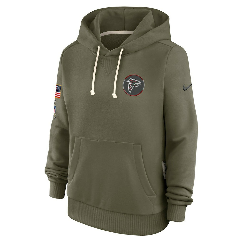 Atlanta Falcons Nike Women's 2025 Salute to Service Sideline Standard Issue Dri-FIT Hoodie