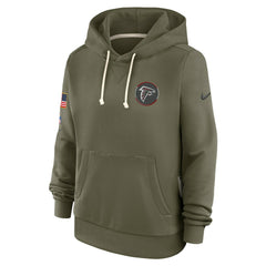 Atlanta Falcons Nike Women's 2025 Salute to Service Sideline Standard Issue Dri-FIT Hoodie