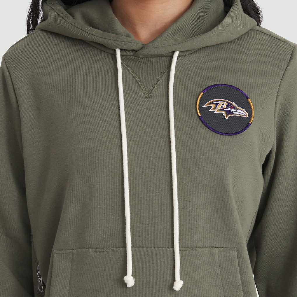 Baltimore Ravens Nike Women's 2025 Salute to Service Sideline Standard Issue Dri-FIT Hoodie