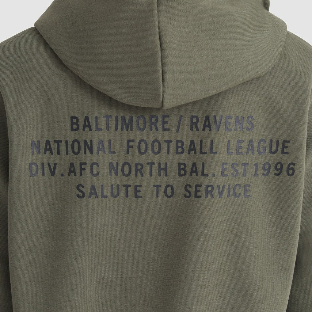 Baltimore Ravens Nike Women's 2025 Salute to Service Sideline Standard Issue Dri-FIT Hoodie