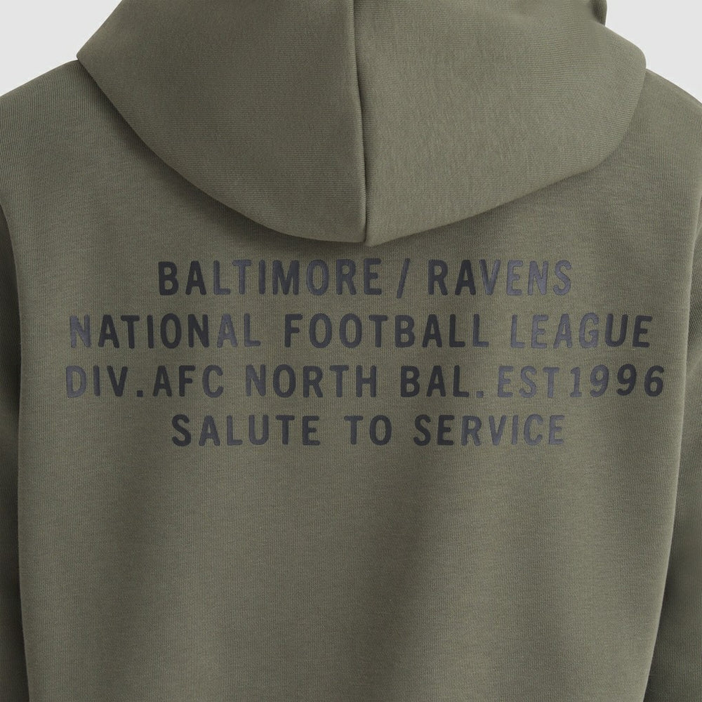 Baltimore Ravens Nike Women's 2025 Salute to Service Sideline Standard Issue Dri-FIT Hoodie