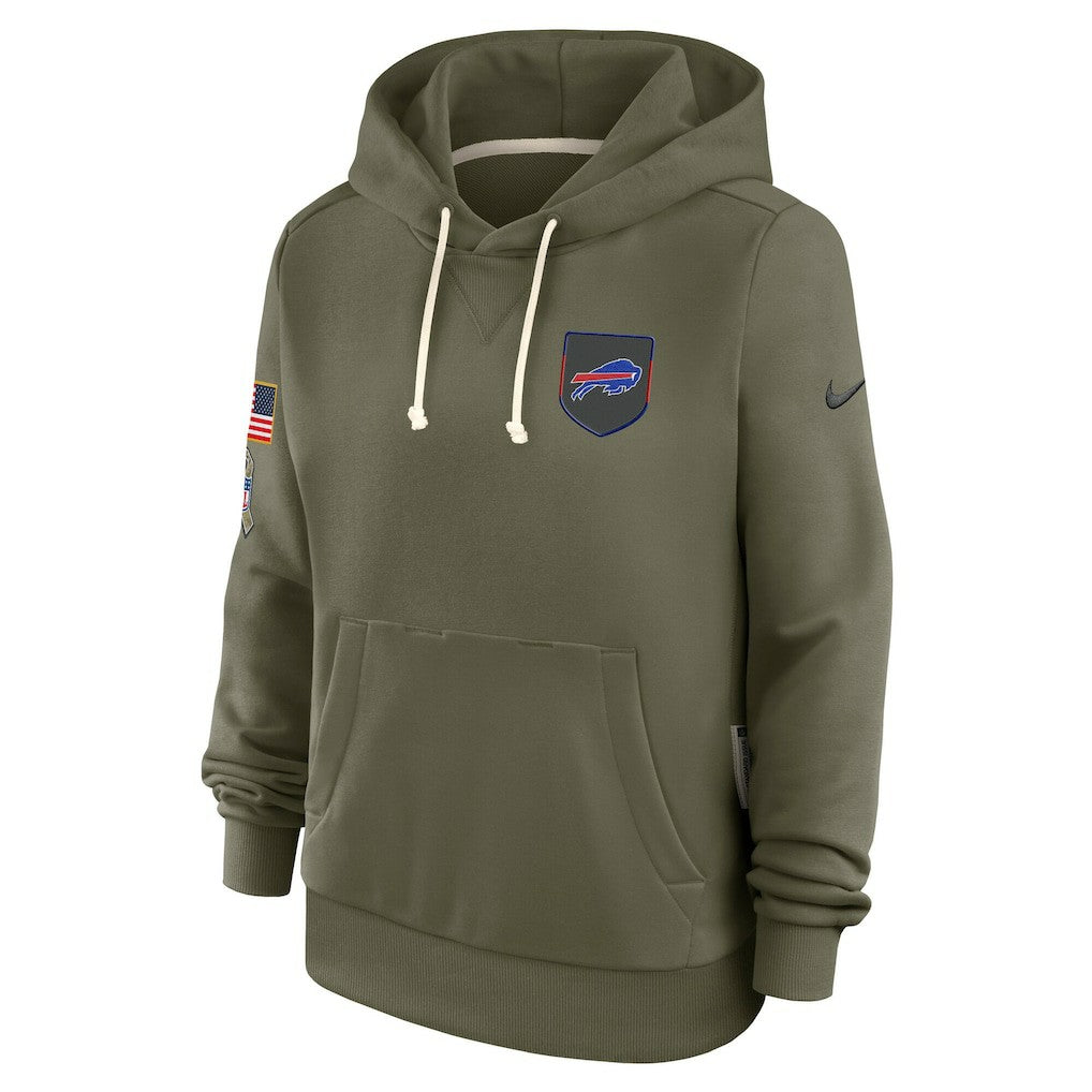 Buffalo Bills Nike Women's 2025 Salute to Service Sideline Standard Issue Dri-FIT Hoodie
