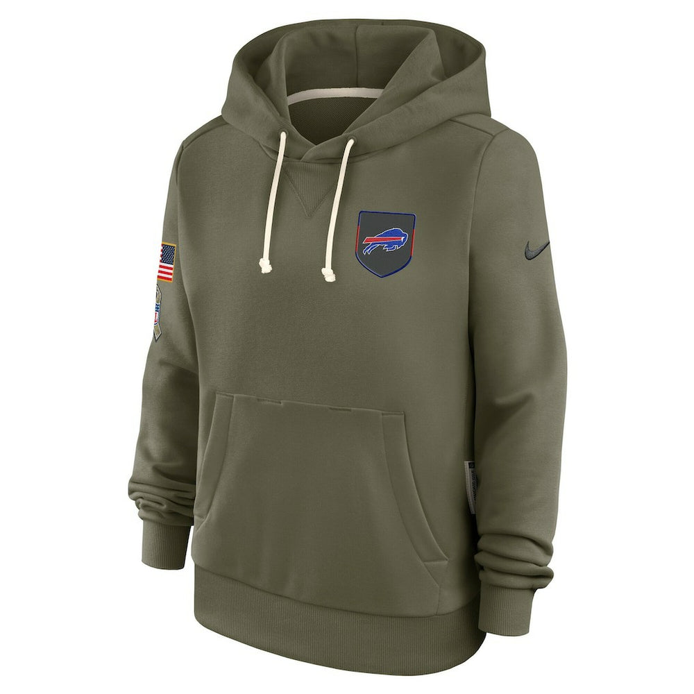 Buffalo Bills Nike Women's 2025 Salute to Service Sideline Standard Issue Dri-FIT Hoodie
