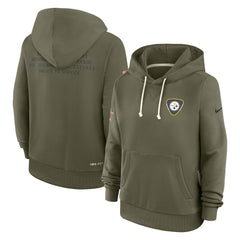 Pittsburgh Steelers Nike Women's 2025 Salute to Service Sideline Standard Issue Dri-FIT Hoodie