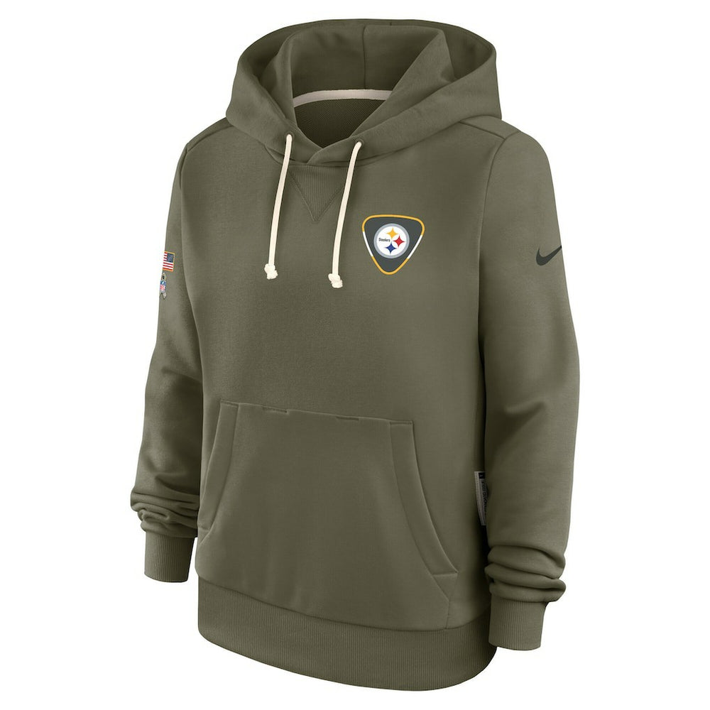 Pittsburgh Steelers Nike Women's 2025 Salute to Service Sideline Standard Issue Dri-FIT Hoodie
