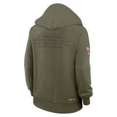 Pittsburgh Steelers Nike Women's 2025 Salute to Service Sideline Standard Issue Dri-FIT Hoodie