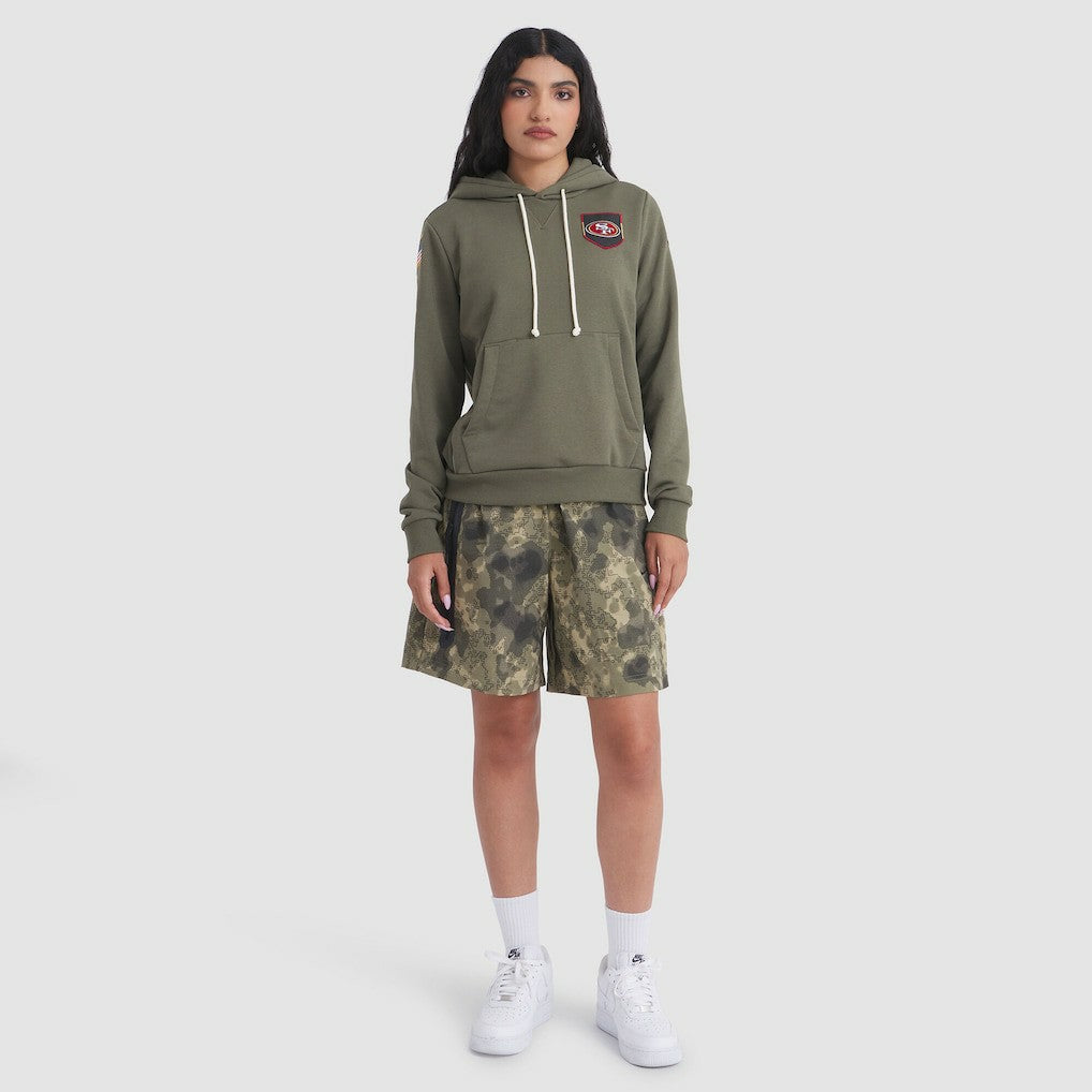 San Francisco 49ers Nike Women's 2025 Salute to Service Sideline Standard Issue Dri-FIT Hoodie