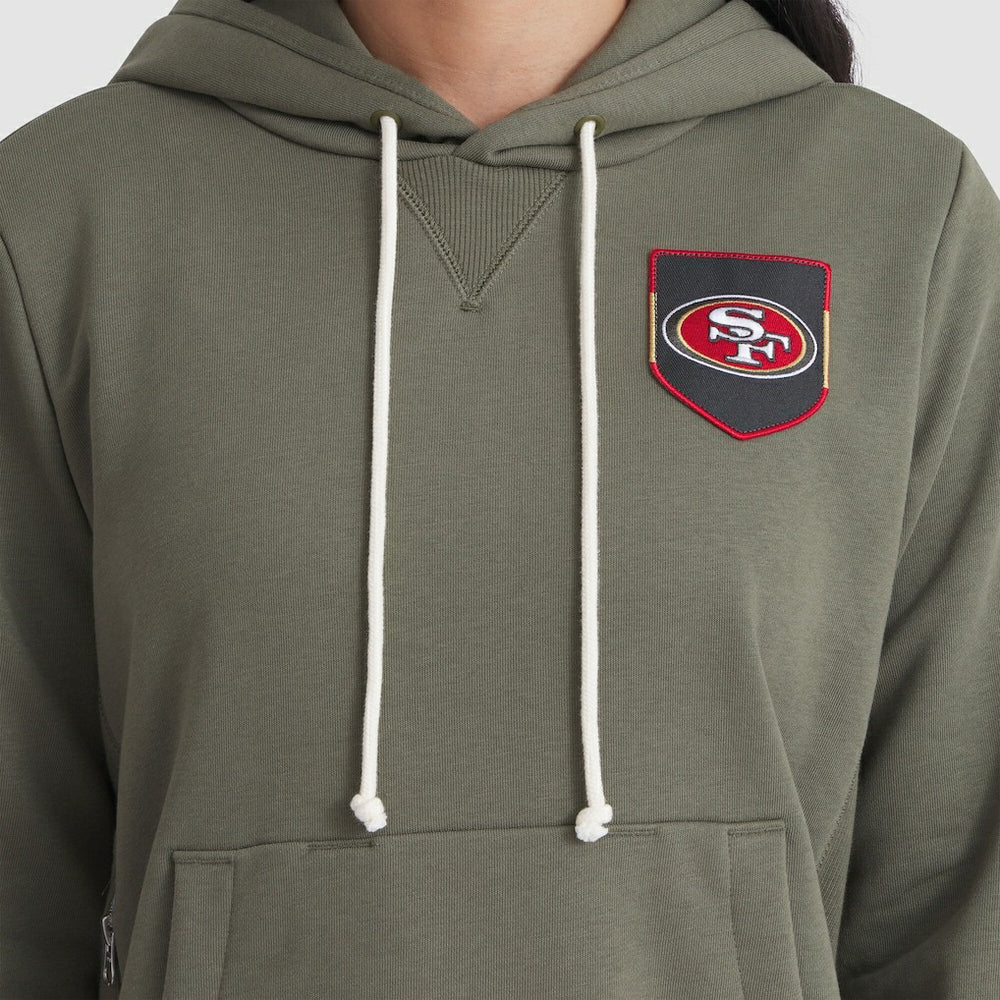 San Francisco 49ers Nike Women's 2025 Salute to Service Sideline Standard Issue Dri-FIT Hoodie