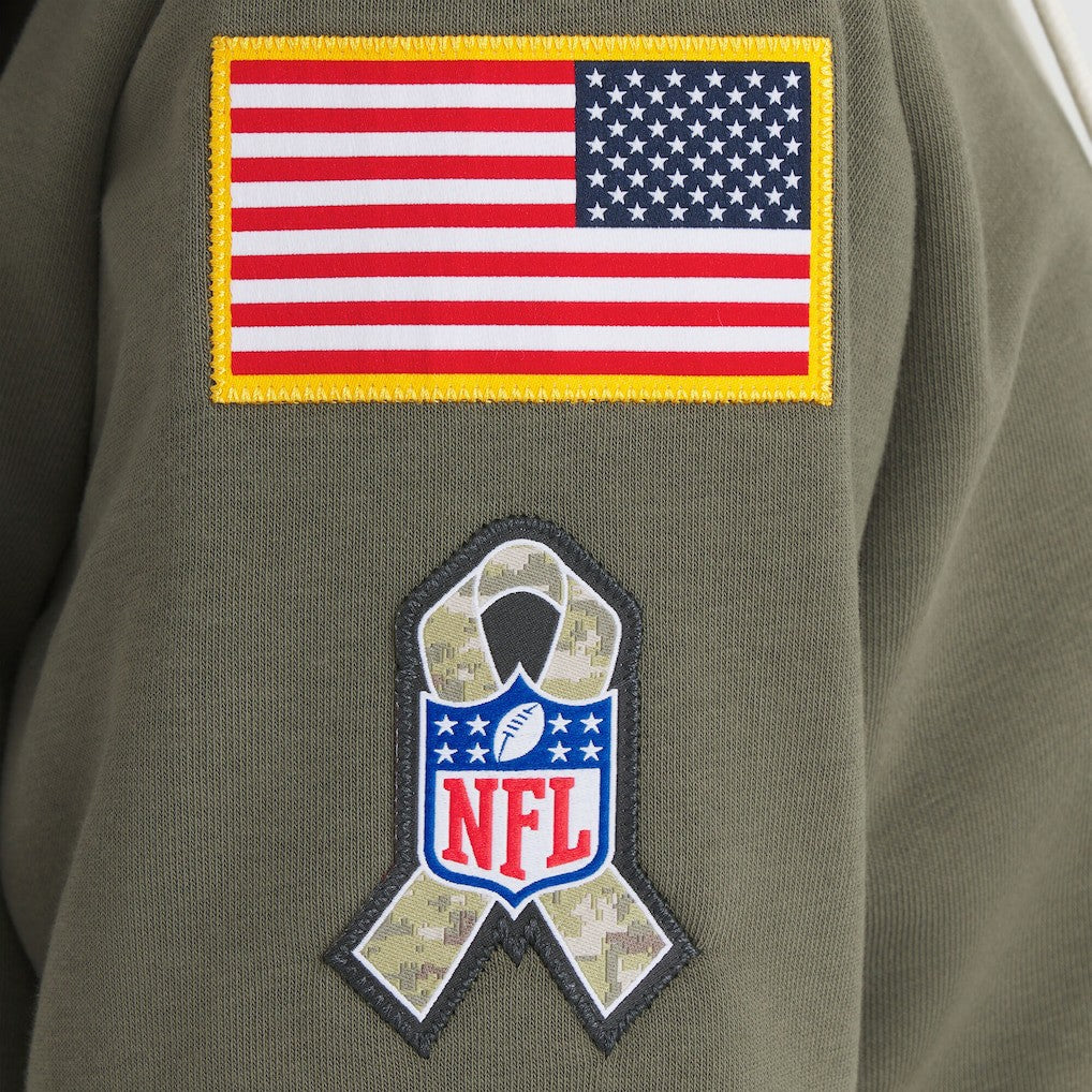 San Francisco 49ers Nike Women's 2025 Salute to Service Sideline Standard Issue Dri-FIT Hoodie