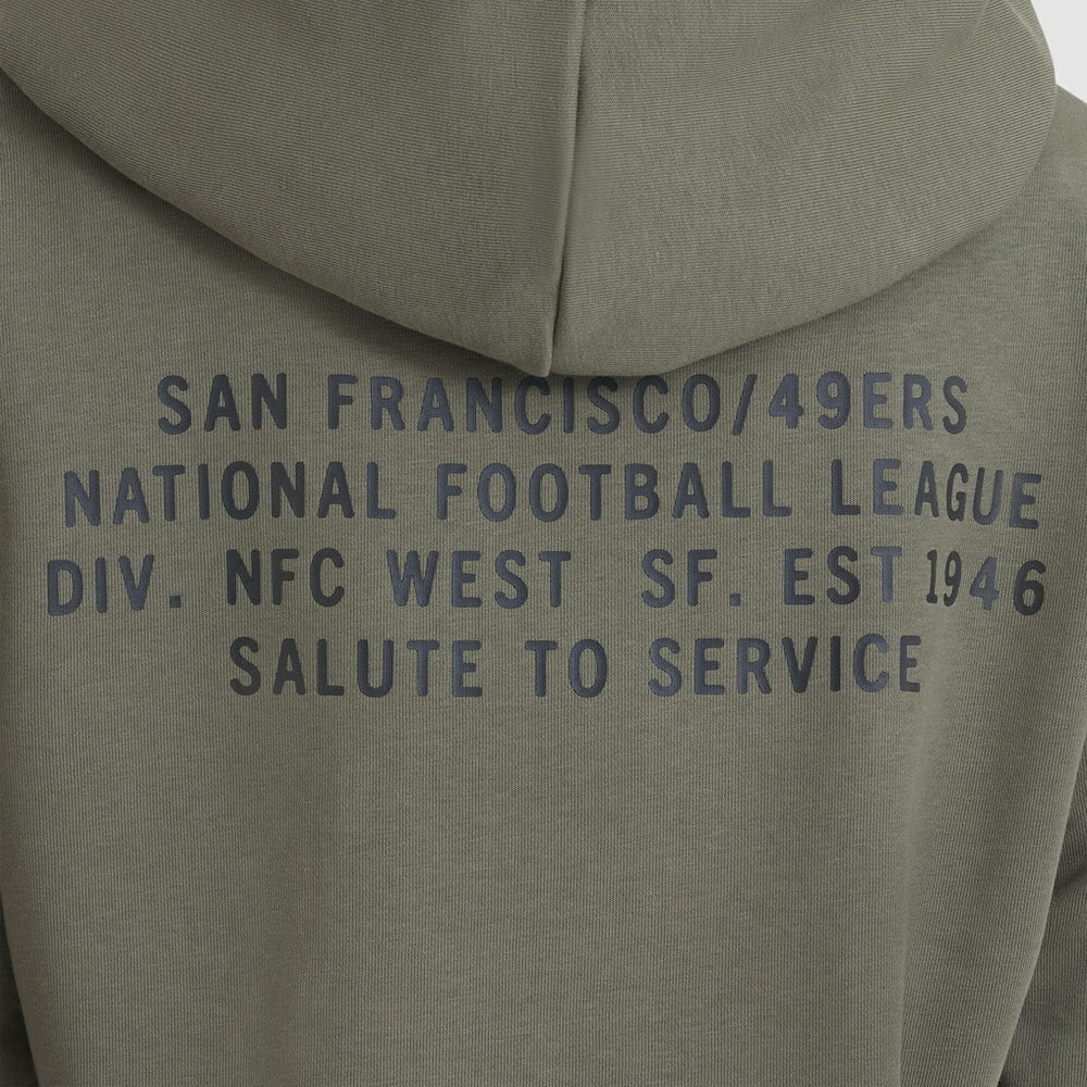San Francisco 49ers Nike Women's 2025 Salute to Service Sideline Standard Issue Dri-FIT Hoodie