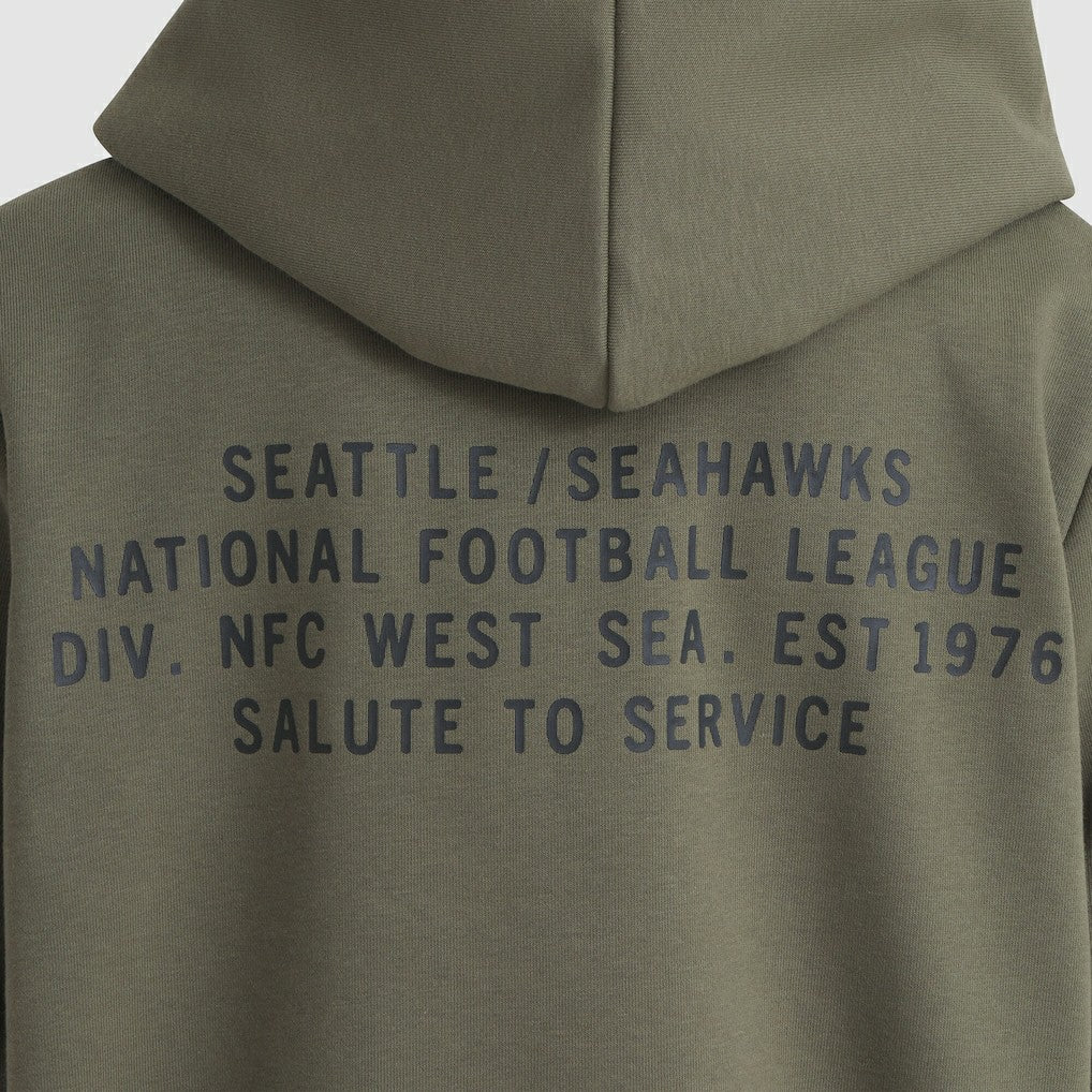 Seattle Seahawks Nike Women's 2025 Salute to Service Sideline Standard Issue Dri-FIT Hoodie