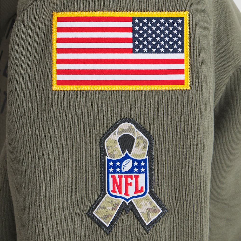 Minnesota Vikings Nike Women's 2025 Salute to Service Sideline Standard Issue Dri-FIT Hoodie