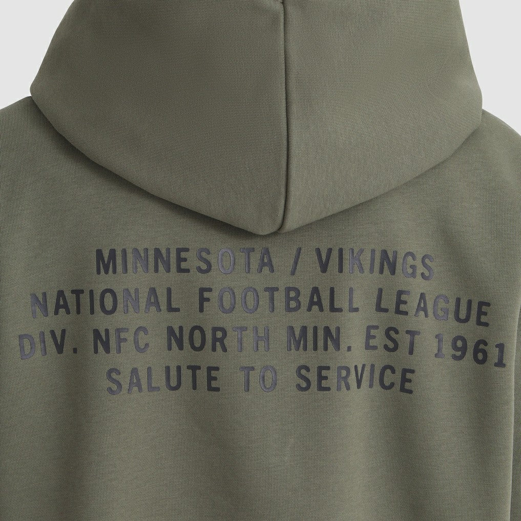 Minnesota Vikings Nike Women's 2025 Salute to Service Sideline Standard Issue Dri-FIT Hoodie