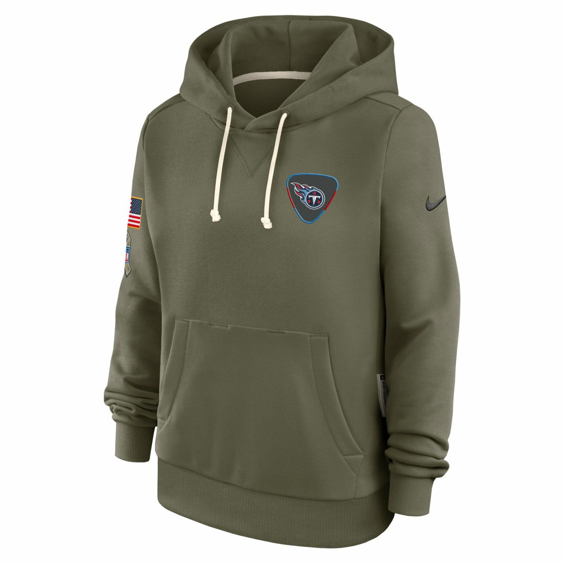 Tennessee Titans Nike Women's 2025 Salute to Service Sideline Standard Issue Dri-FIT Hoodie
