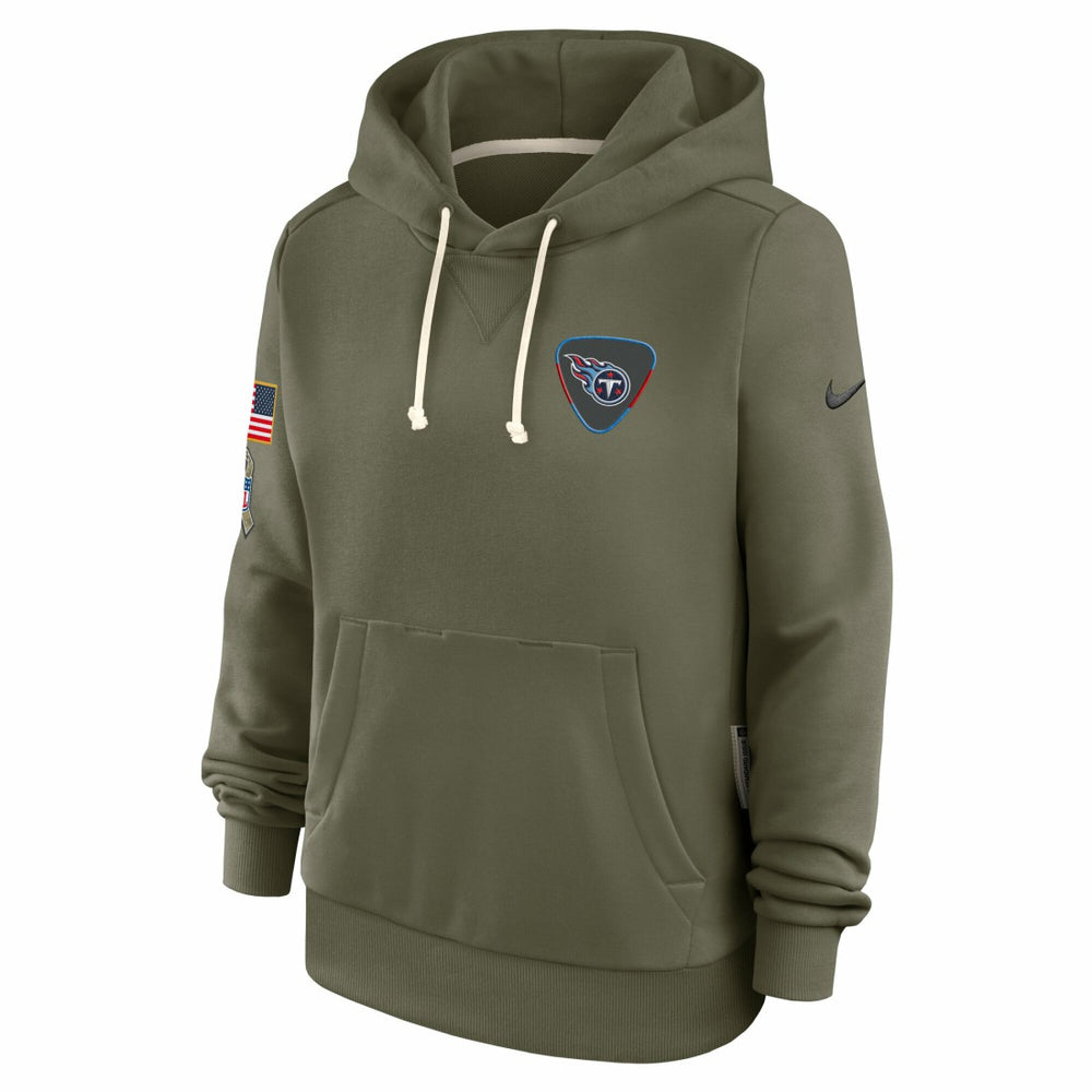 Tennessee Titans Nike Women's 2025 Salute to Service Sideline Standard Issue Dri-FIT Hoodie
