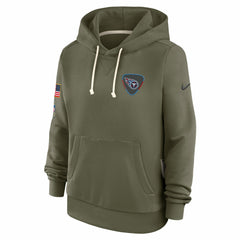 Tennessee Titans Nike Women's 2025 Salute to Service Sideline Standard Issue Dri-FIT Hoodie