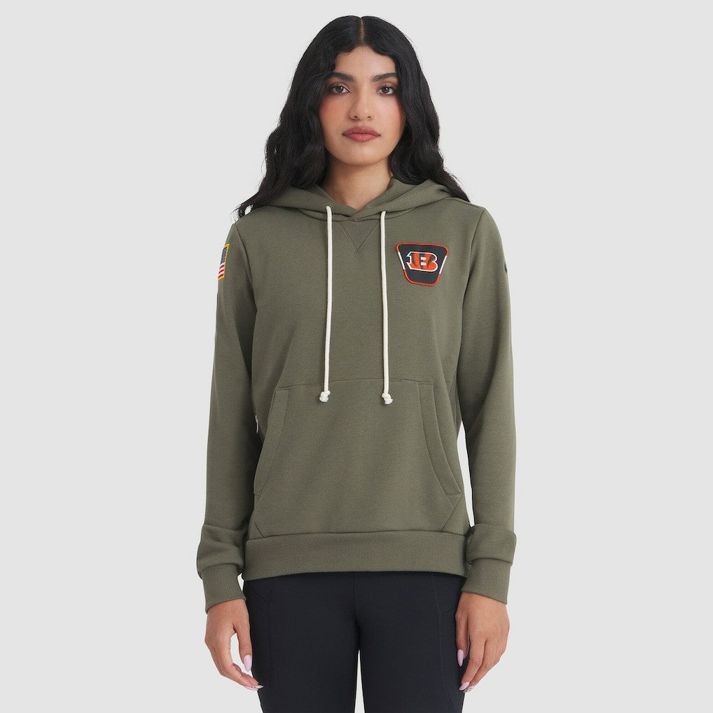 Cincinnati Bengals Nike Women's 2025 Salute to Service Sideline Standard Issue Dri-FIT Hoodie