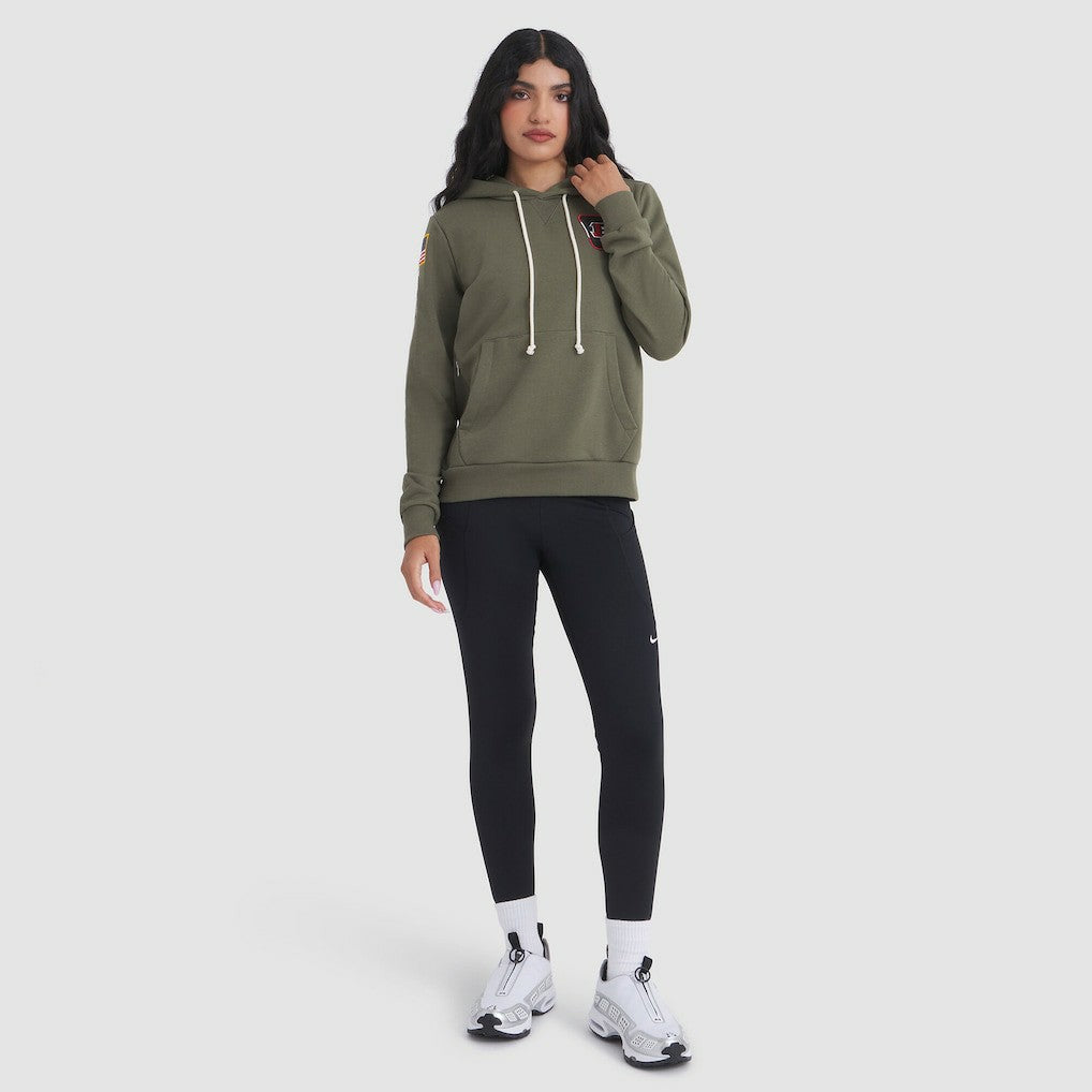 Cincinnati Bengals Nike Women's 2025 Salute to Service Sideline Standard Issue Dri-FIT Hoodie