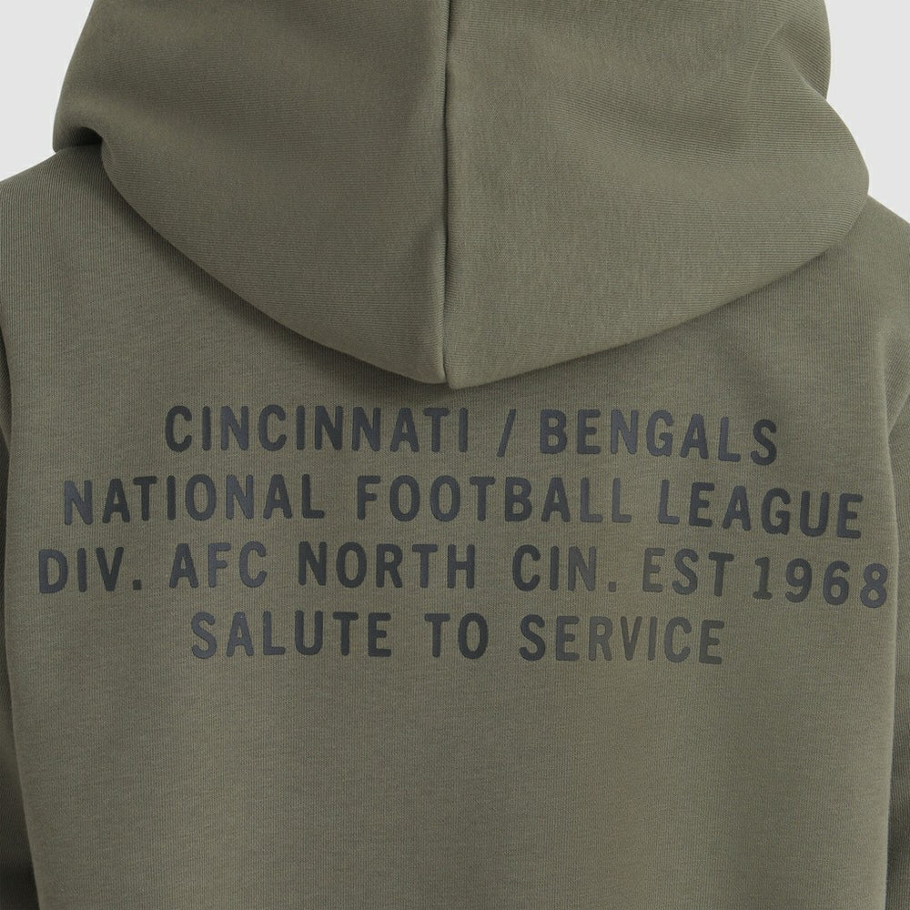 Cincinnati Bengals Nike Women's 2025 Salute to Service Sideline Standard Issue Dri-FIT Hoodie