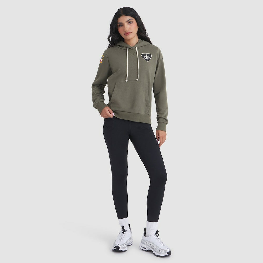 New Orleans Saints Nike Women's 2025 Salute to Service Sideline Standard Issue Dri-FIT Hoodie