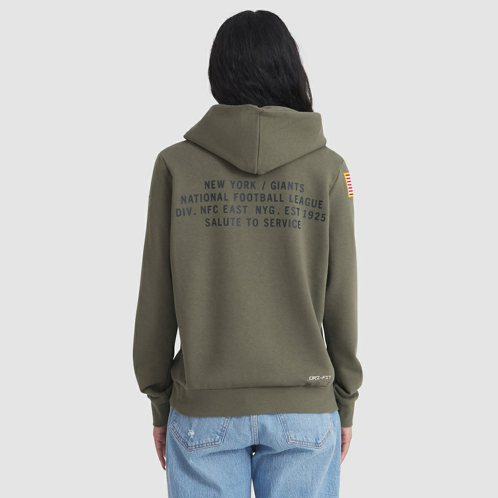 New York Giants Nike Women's 2025 Salute to Service Sideline Standard Issue Dri-FIT Hoodie