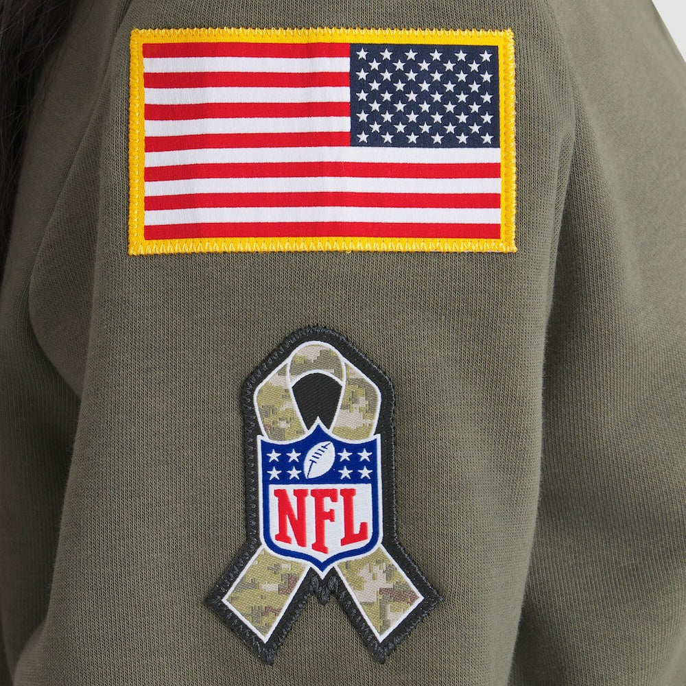 New York Giants Nike Women's 2025 Salute to Service Sideline Standard Issue Dri-FIT Hoodie