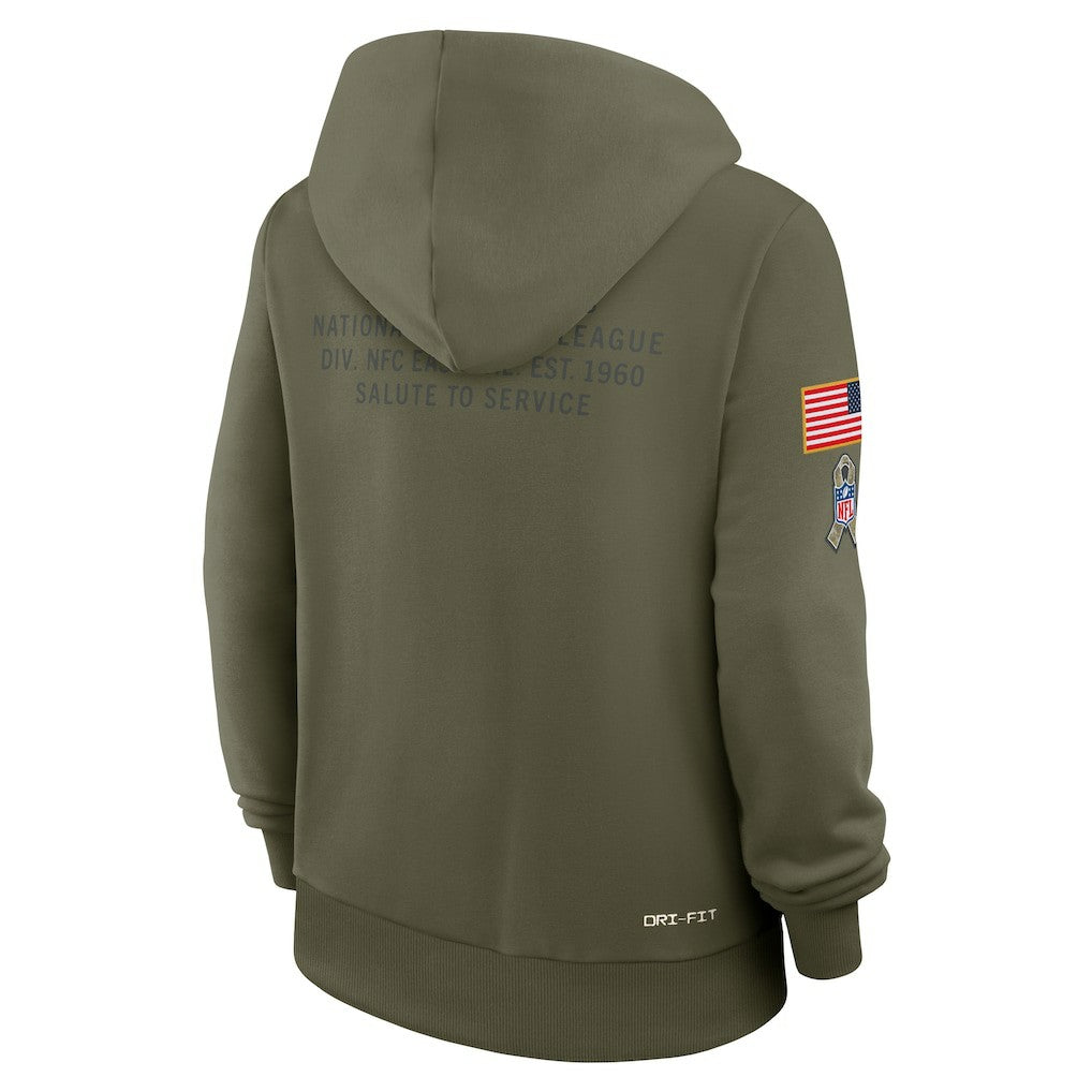 Dallas Cowboys Nike Women's 2025 Salute to Service Sideline Standard Issue Dri-FIT Hoodie