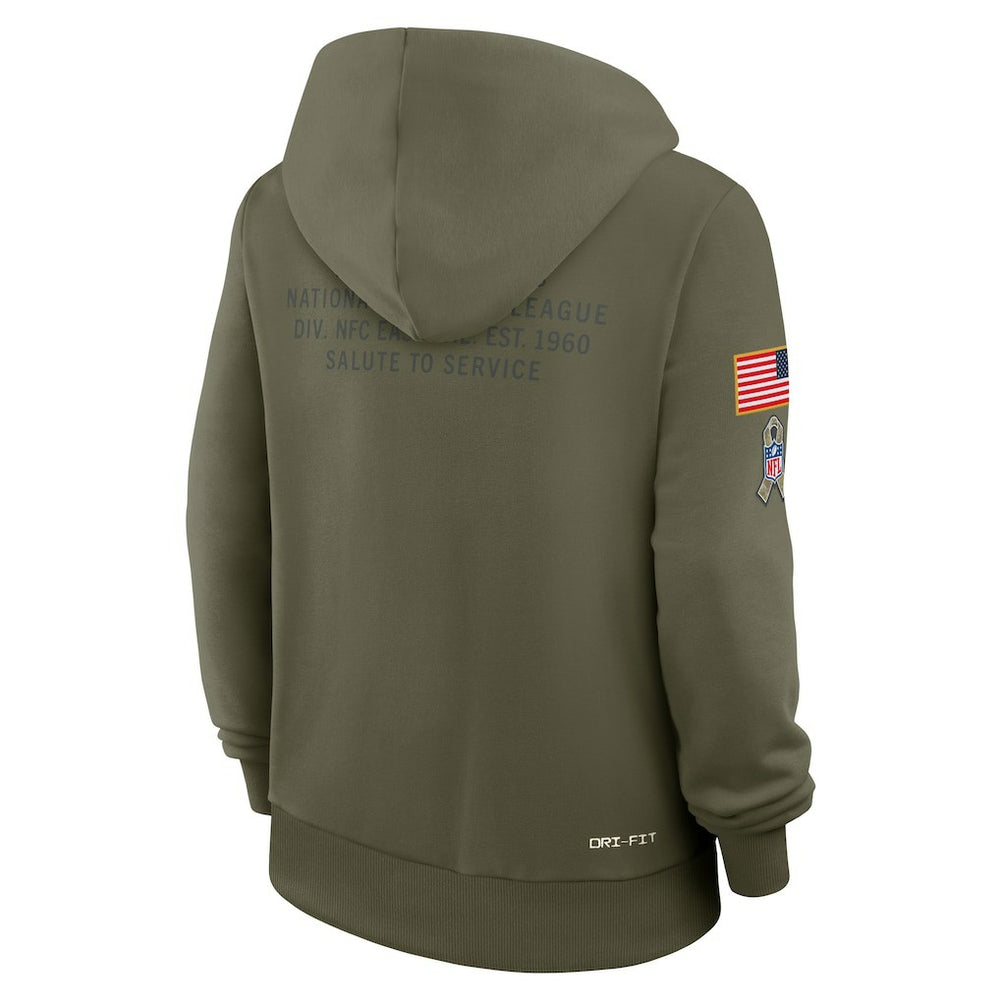 Dallas Cowboys Nike Women's 2025 Salute to Service Sideline Standard Issue Dri-FIT Hoodie