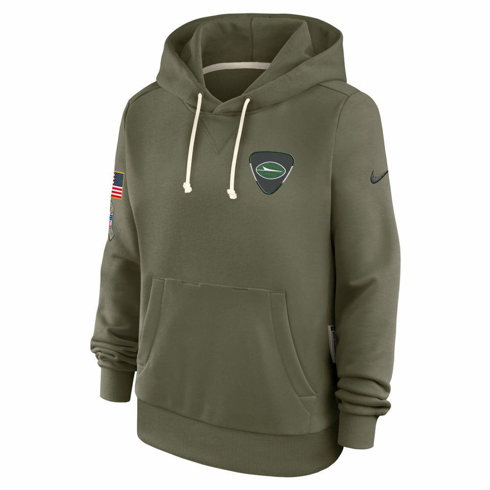 New York Jets Nike Women's 2025 Salute to Service Sideline Standard Issue Dri-FIT Hoodie
