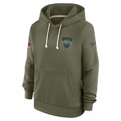 New York Jets Nike Women's 2025 Salute to Service Sideline Standard Issue Dri-FIT Hoodie