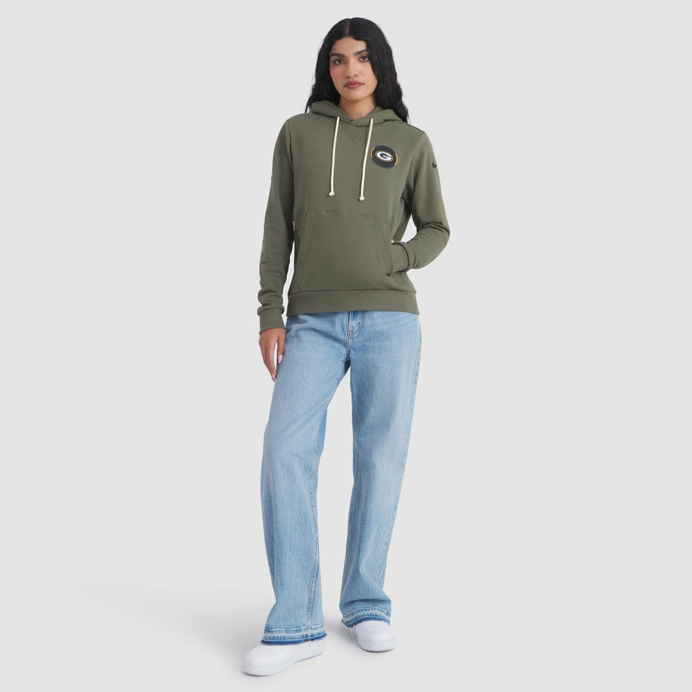 Green Bay Packers Nike Women's 2025 Salute to Service Sideline Standard Issue Dri-FIT Hoodie