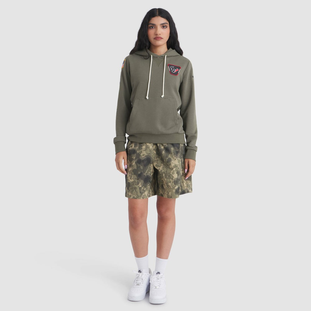 Houston Texans Nike Women's 2025 Salute to Service Sideline Standard Issue Dri-FIT Hoodie