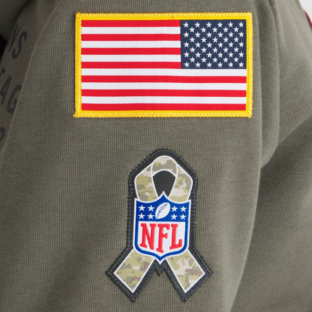 Houston Texans Nike Women's 2025 Salute to Service Sideline Standard Issue Dri-FIT Hoodie