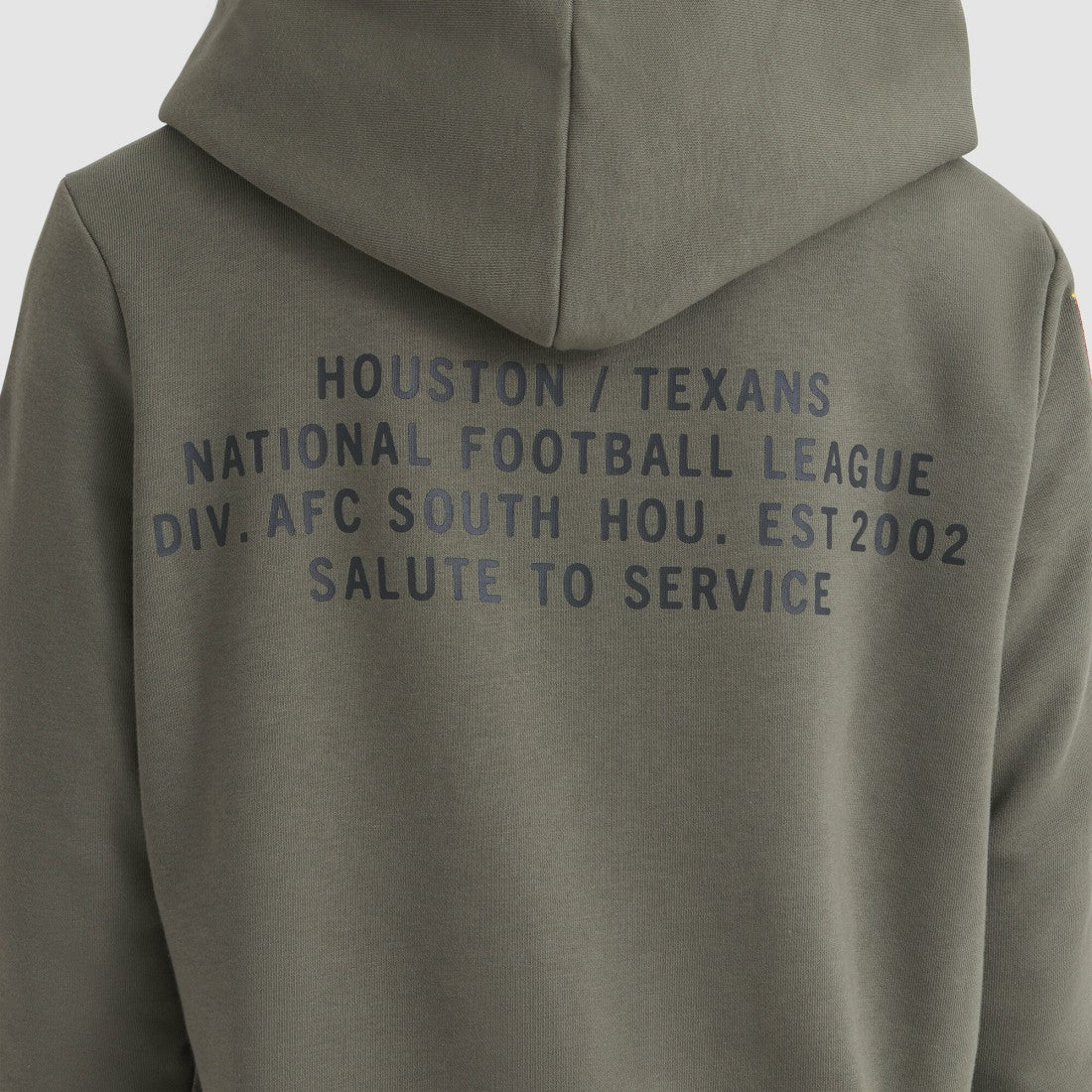 Houston Texans Nike Women's 2025 Salute to Service Sideline Standard Issue Dri-FIT Hoodie